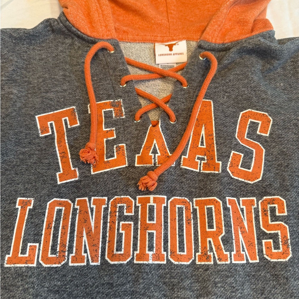 Texas Longhorns Gray and Orange Hoodie